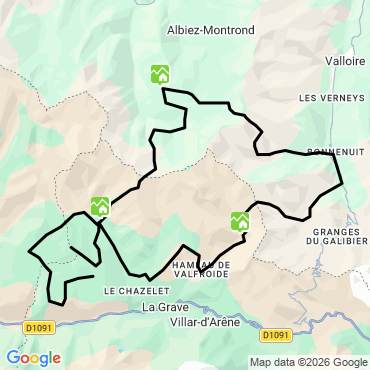 le tour des aiguilles d'arves