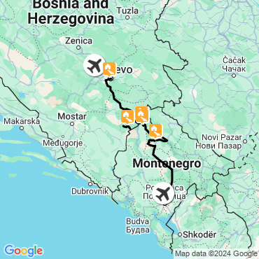 via dinarica : de la bosnie au monténégro