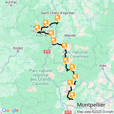 Itinéraire Le chemin de Saint Guilhem