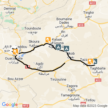 Itinéraire Atlas maroc voyage maroc desert