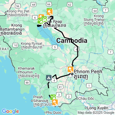 Itinéraire Angkor, Kampot et Kirirom