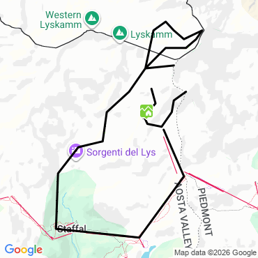 les 4000 du mont rose à ski