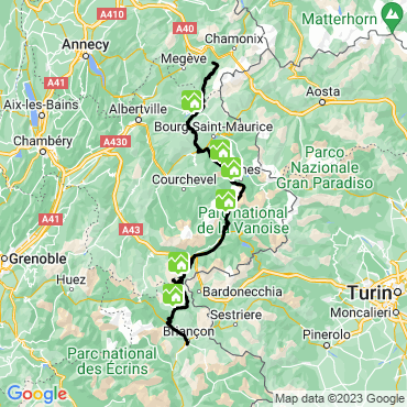 Itinéraire GTA : de Chamonix à Briançon