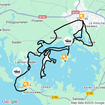 randonnée golfe du morbihan