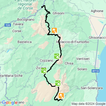 Gr20 sud Le GR20 Sud, de Vizzavona à Conca Randonnée France