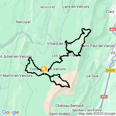 Itinéraire Stage trail dans le Vercors