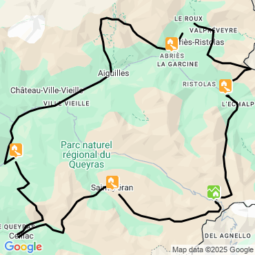 Itinéraire Alpes francaises queyras randonnee