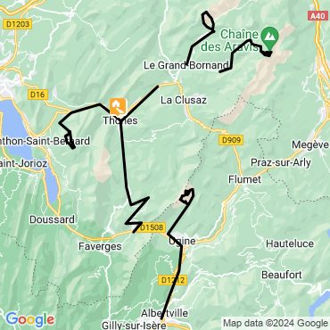 Itinéraire Randonnées aériennes dans les Aravis
