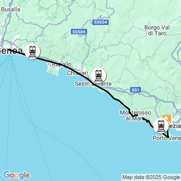Itinéraire Réveillon aux Cinque Terre