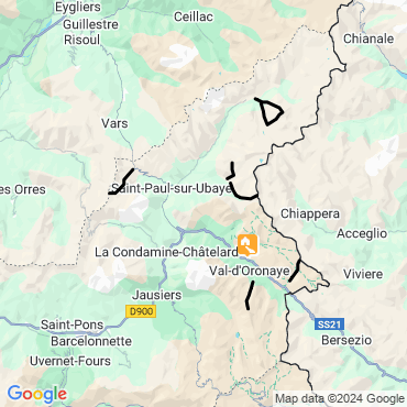 Itinéraire Sommets de l'Ubaye à skis