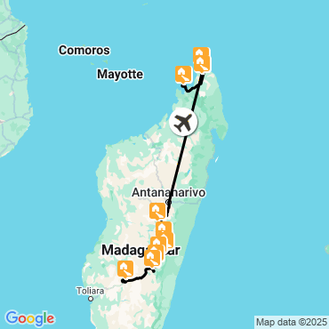 Itinéraire Balade en pays malgache