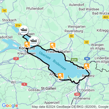 allemagne tour du lac constance velo