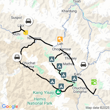Itinéraire Petit Tibet: trek de la Markha