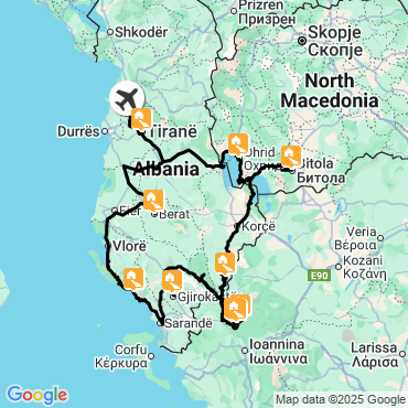 Itinéraire La trilogie des Balkans