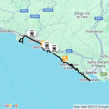 Itinéraire Les Cinque Terre grand format