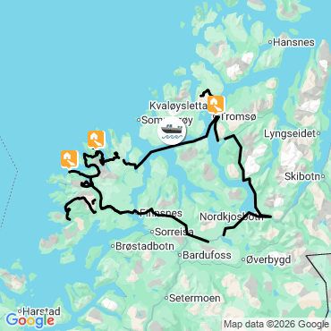 ski de rando sur l'île de senja
