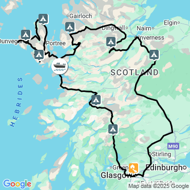 Itinéraire Les routes enchantées d'Ecosse