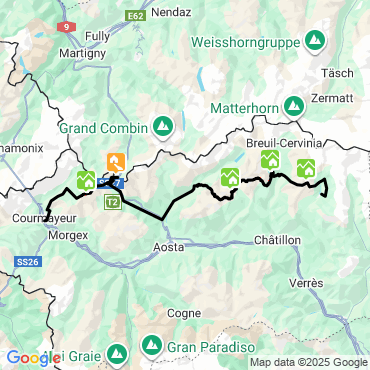 Itinéraire Alta via n°1 : Sur les chemins des Géants