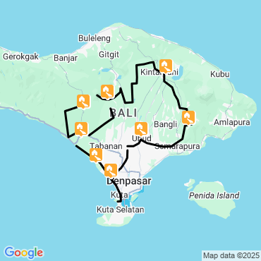 vélo et rando à bali