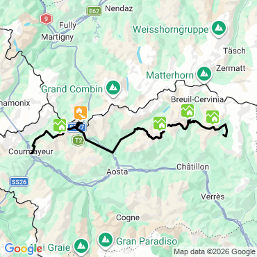 tor des geants parcours