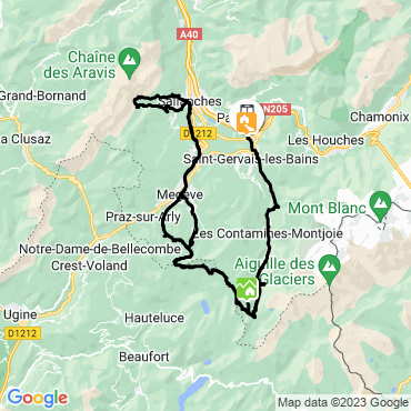 mont-blanc raquette et thermes