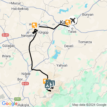 Itinéraire Cappadoce & Mont Taurus: les géants d'Anatolie