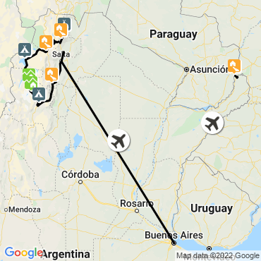 Itinéraire L'Argentine aux mille couleurs