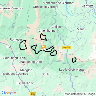Itinéraire Merveilles du Diois, entre Vercors et Provence