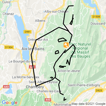 Itinéraire Découverte du parc naturel des Bauges