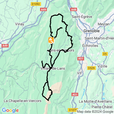 Itinéraire Le meilleur du Vercors