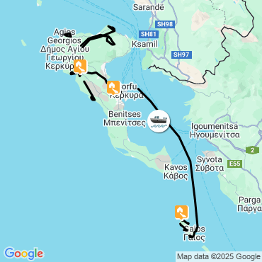 Itinéraire Corfou et Paxos, émeraudes en mer Ionienne