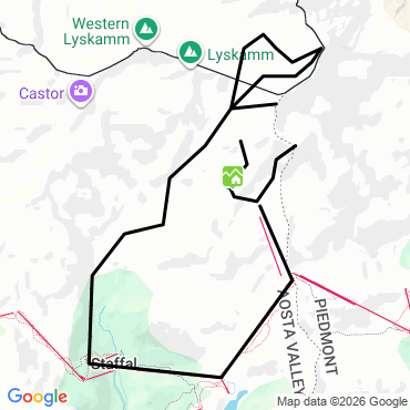 les 4000 du mont rose à ski