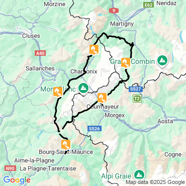tour du mont-blanc en hôtel