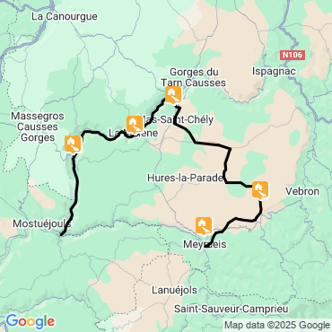 Itinéraire Rando-Canoë dans les gorges du Tarn