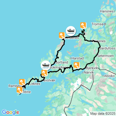 Itinéraire Senja, Vesterålen et Lofoten