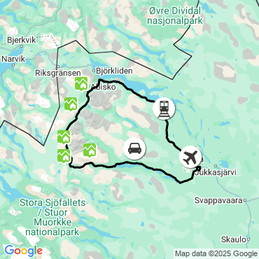 Itinéraire Trek sur la mythique Kungsleden