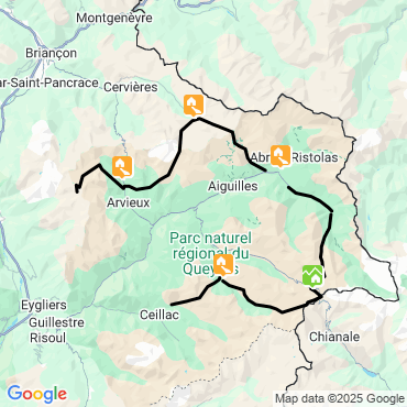 Itinéraire Tour du Queyras sur mesure