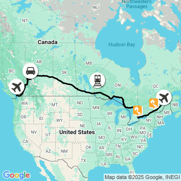traversée canada en train
