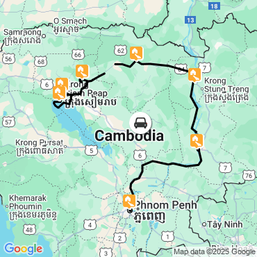 mekong et temples d'angkor