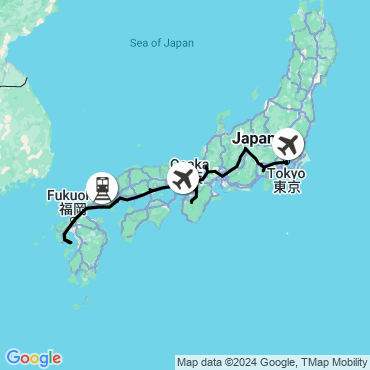 Itinéraire Randonnées zen au Japon