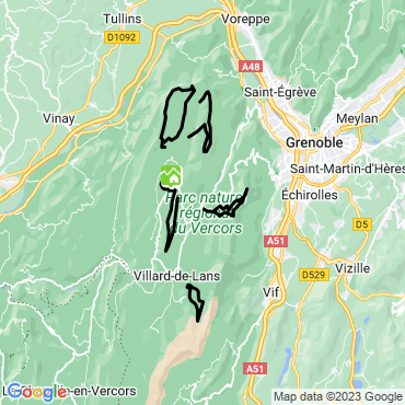 Itinéraire Raquettes et détente dans le Vercors