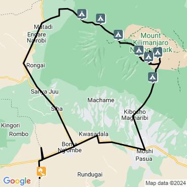 Itinéraire Kilimandjaro : voie Lemosho
