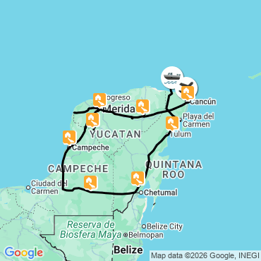 yucatan et chiapas