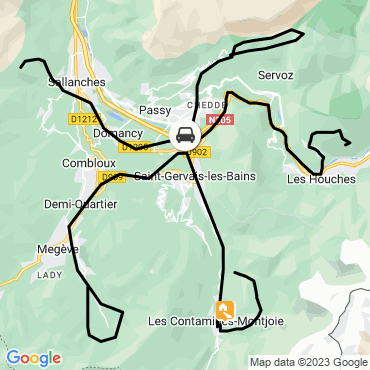 raquette vallée de chamonix