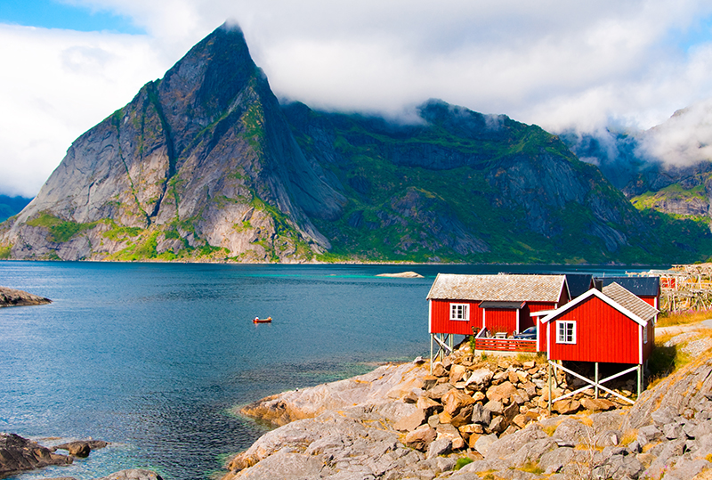 Lofoten cabanes pêcheurs
