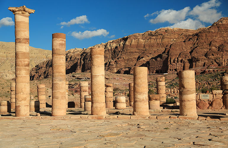 Temple des lions ailés, Petra, Jordanie