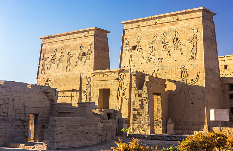 Temple de Philae à Assouan sur le Nil - Egypte