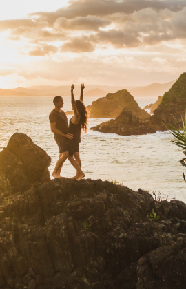 couple sunset