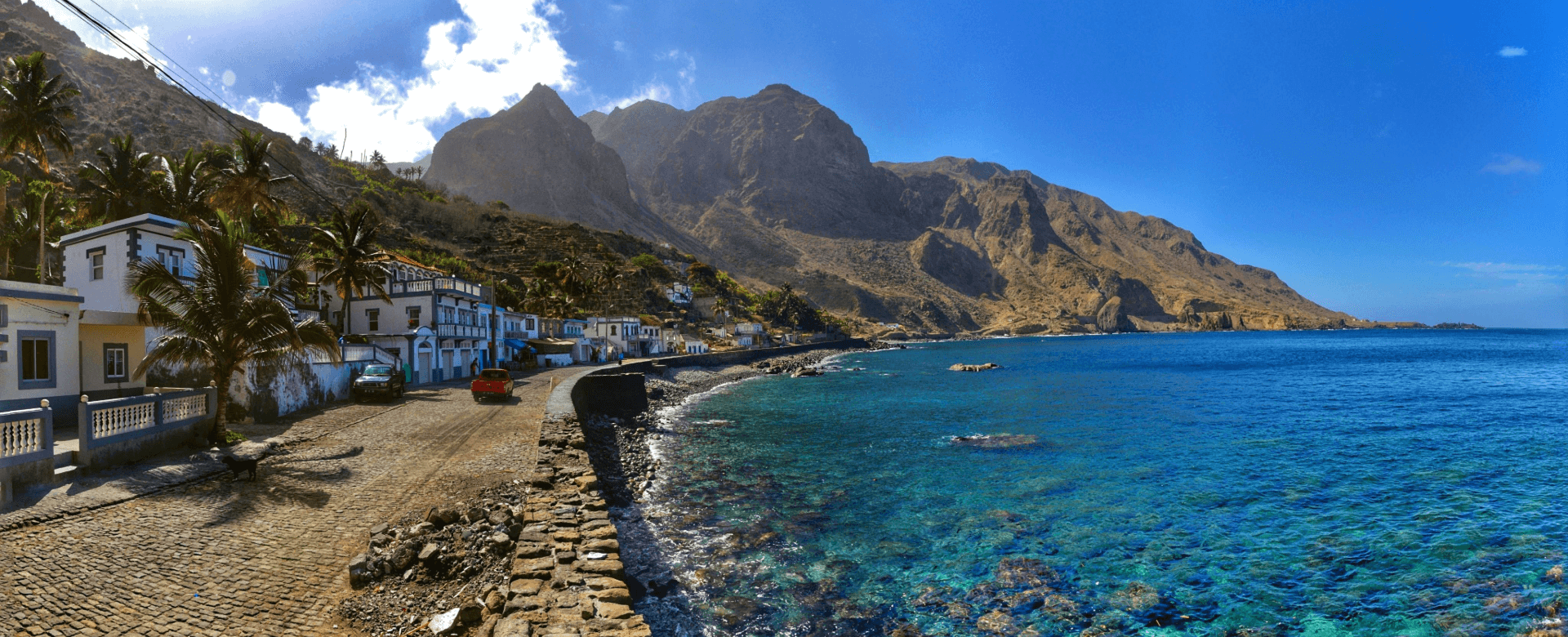 Baie de Fajan D'Agua, île de Brava, au Cap-Vert