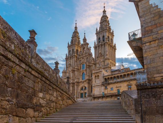 Cathédrale de Saint-Jacques-de-Compostelle, Galice, Espagne